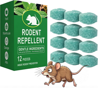 Natural Mouse Rodent Repellent,With Camphor & Peppermint Oil