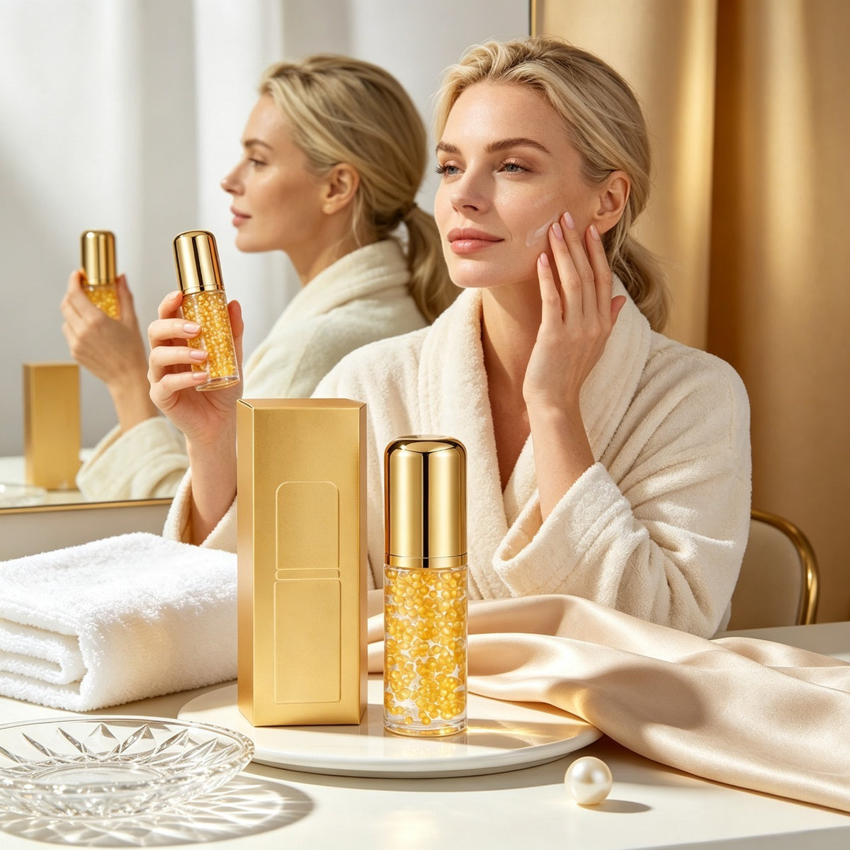 Gold Caviar Anti‑Wrinkle Soothing Facial Essence