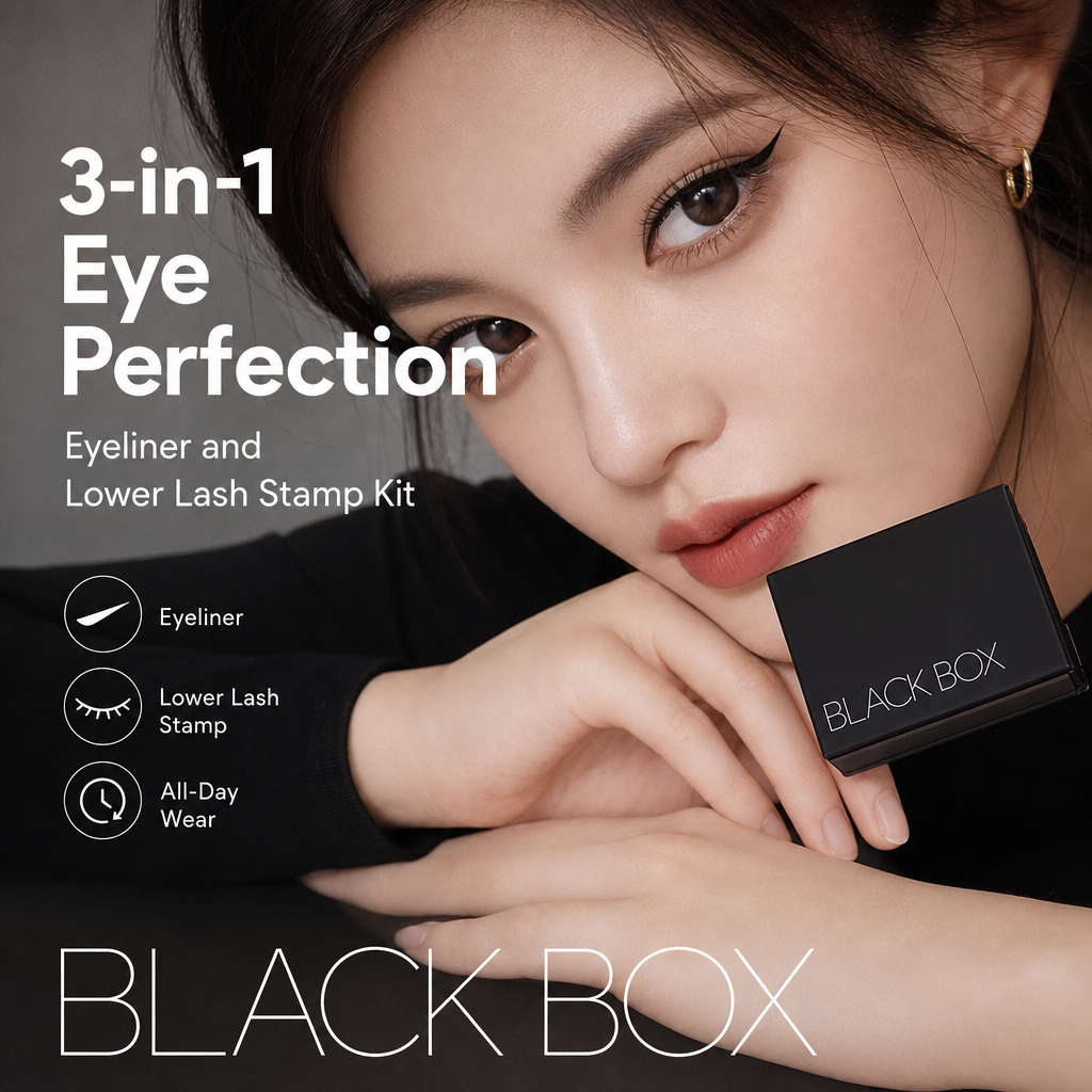 💄3‑in‑1 Eyeliner & Lower Lash Stamp Kit – Stamp perfect wings & lashes in seconds. Waterproof, smudge‑proof. No steady hand needed! 👁️🖌️