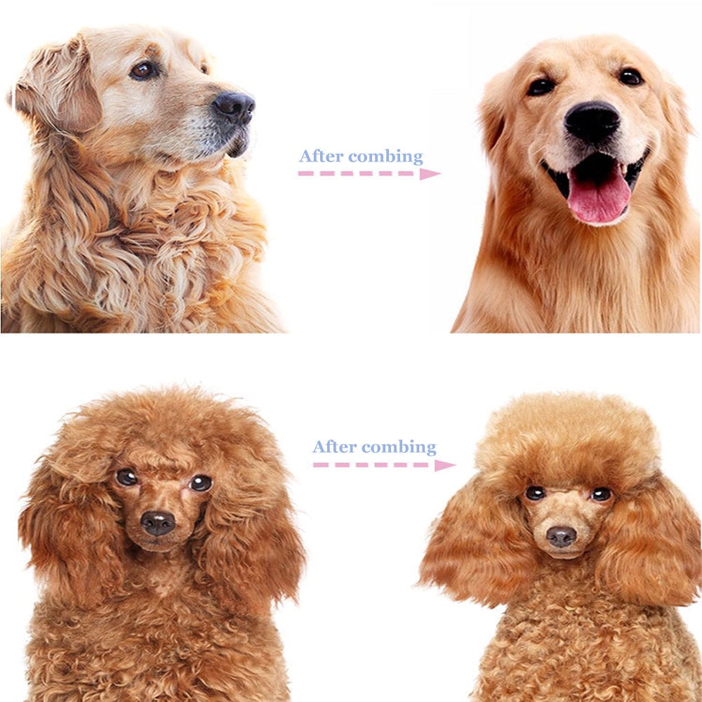 Professional detangling tool for dogs and cats
