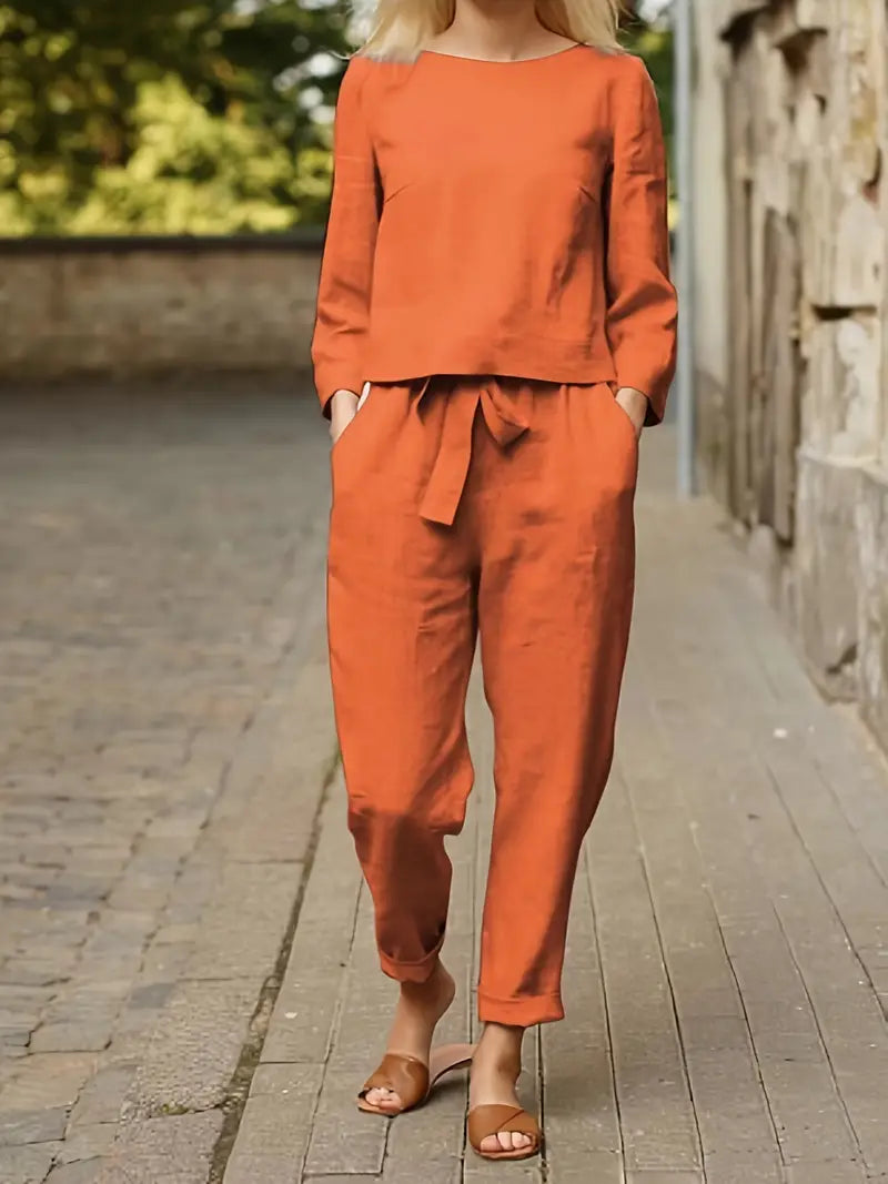 Reddish orange